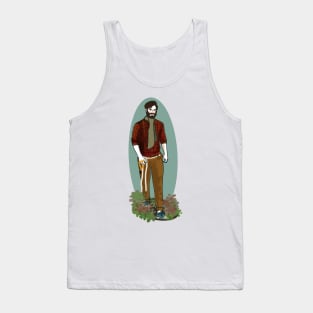 The Rosary Boxer in Autumn Tank Top